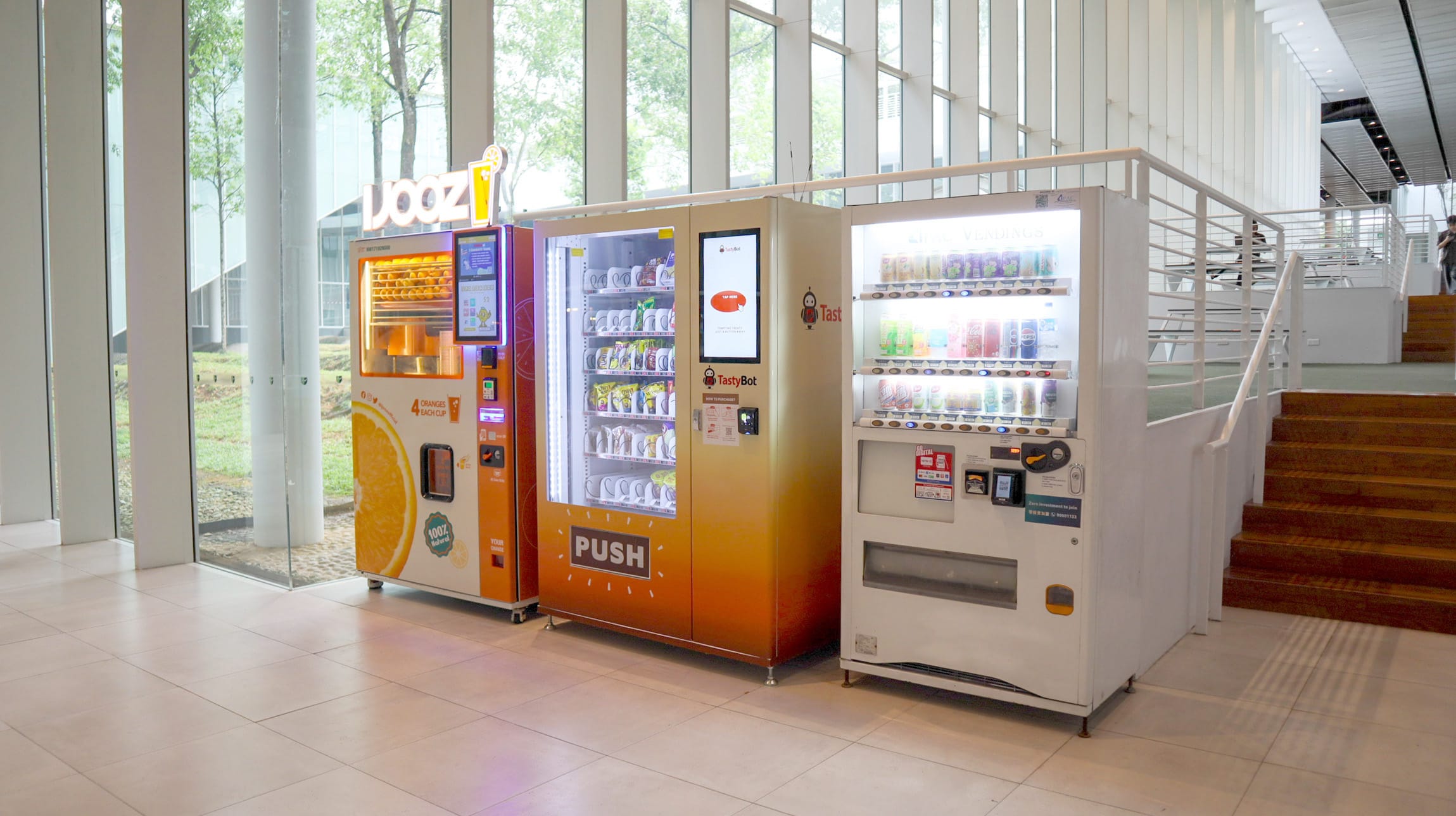 vending machines at South Agora
